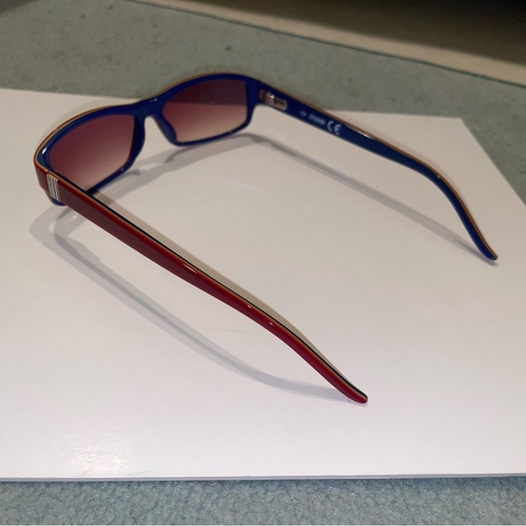 ✨ NOS Just Cavalli JC183 Red & Blue Oval Sunglasses | Pristine NWOT ✨ - Picture 14 of 16
